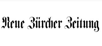  Neue Zürcher Zeitung online